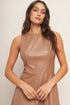 bare-sophistique-faux-leather-midi-dress Flying Tomato-Sophia's Style-7